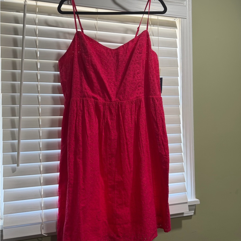 Old Navy Bright Pink Textured dress
